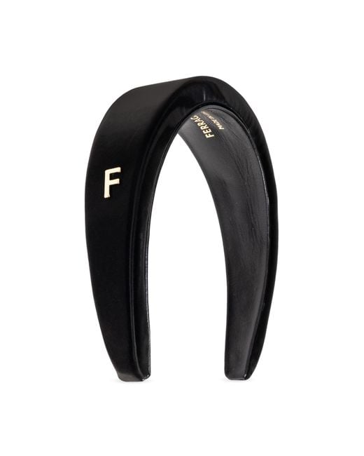 Ferragamo Black Hairband
