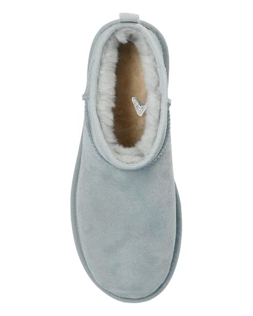 Ugg Blue Ankle Boots Classic Ultra Mini