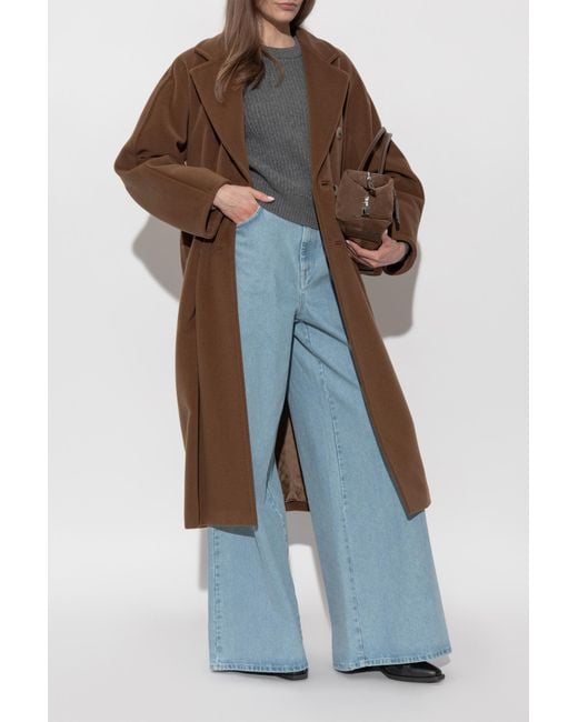 Max Mara Brown Wool Coat "Madame"