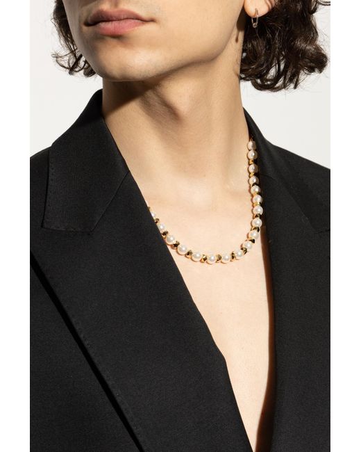 DSquared² White Brass Necklace for men