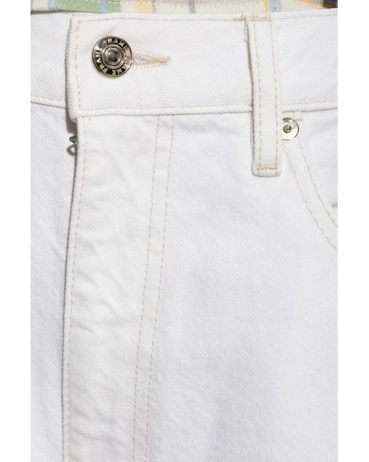 FRAME White 'Bubble' Jeans