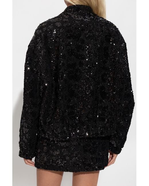 IRO Black Sequin Jacket "Omber"