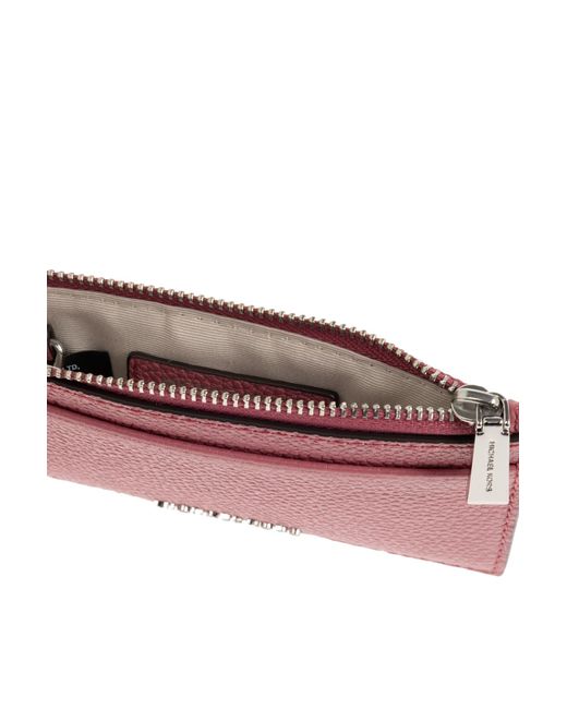 MICHAEL Michael Kors Pink Leather Card Holder