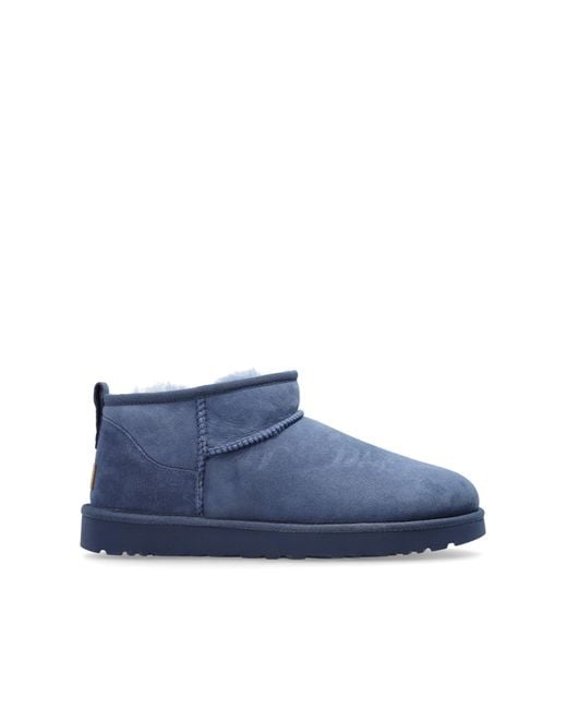 Ugg Blue Snow Boots 'Classic Ultra Mini'