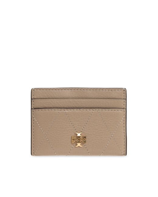 Tory Burch Natural Card Holder
