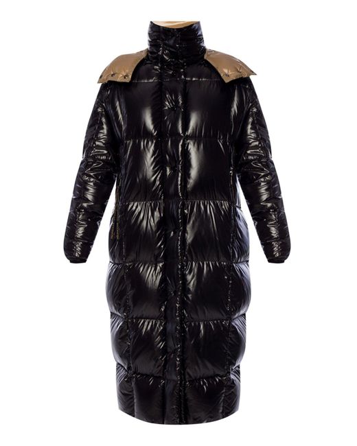 Moncler Black Parnaiba Long Nylon Puffer Coat