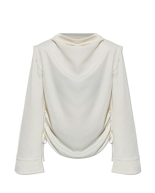 AllSaints White Shirt 'Leslie'