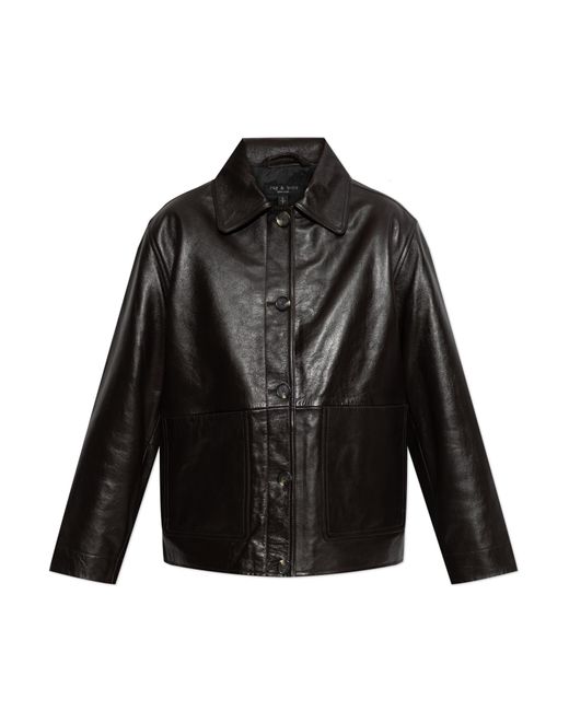Rag & Bone Black Leather Jacket