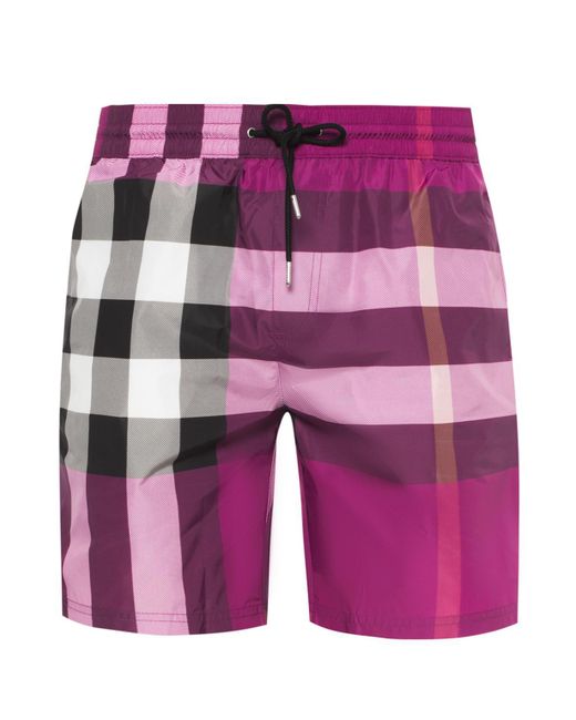 Burberry Pink Swimming Shorts for men