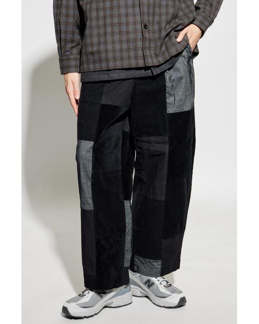 Comme des Garçons Black Trousers Made Of Combined Materials for men