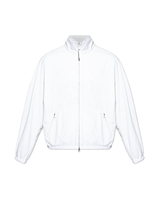Courreges Blue Jacket With Logo for men