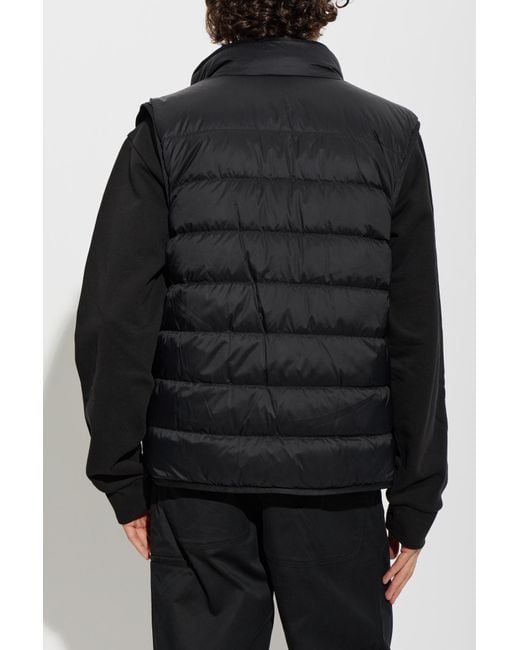 Moncler Black Reversible Down Vest for men