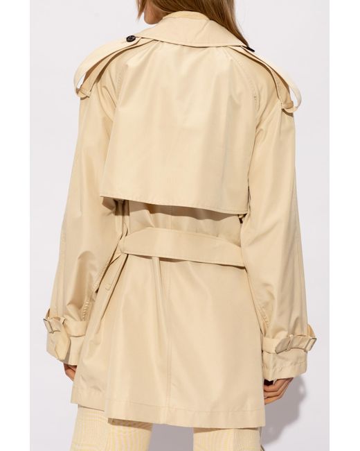 Burberry Natural Silk Trench Coat,