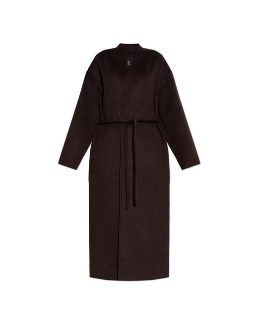 Anine Bing Brown Wool Coat