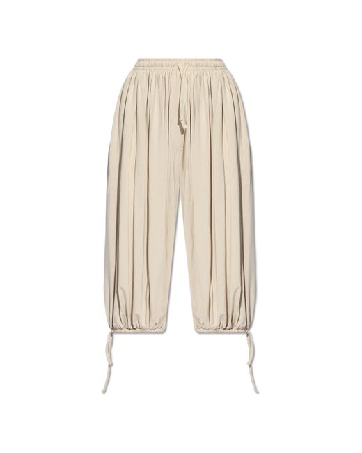 Totême  White Relaxed-fitting Trousers,