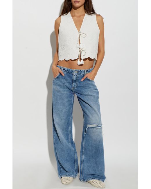 AllSaints Blue 'Tia' Trousers