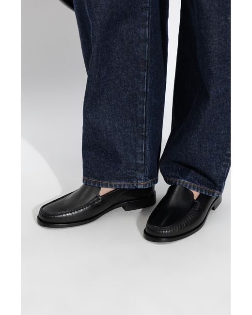 Aeyde Black Arthur Loafers