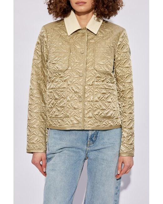 Moncler Natural 'Varede' Quilted Jacket