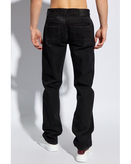 Alexander McQueen Black Jeans With Logo, for men