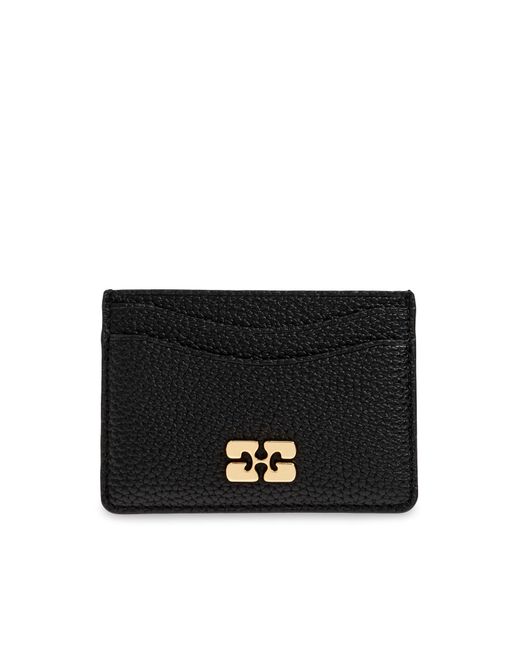 Ganni Black Eco Leather Card Holder