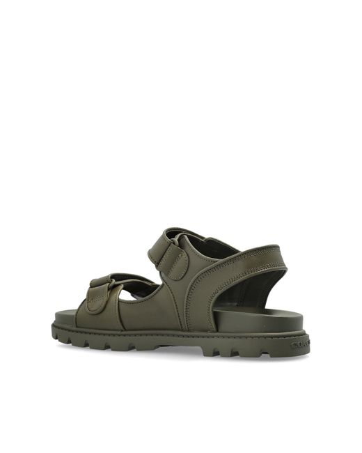COACH Green Sandals With Logo for men