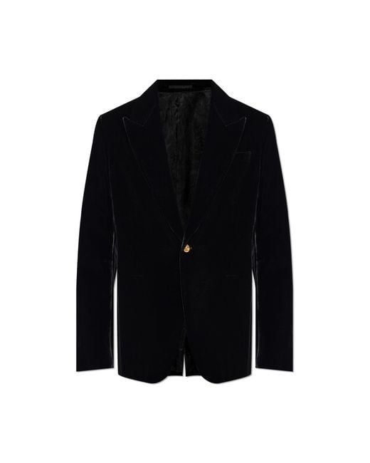 Versace Black Velvet Blazer for men