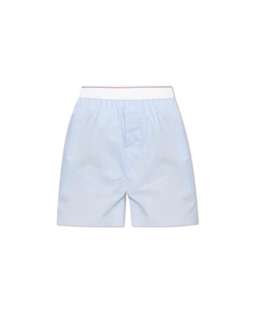 Alexander Wang Blue Underwear Collection Shorts,