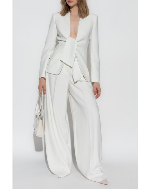 Max Mara White "Ghiotto" Blazer