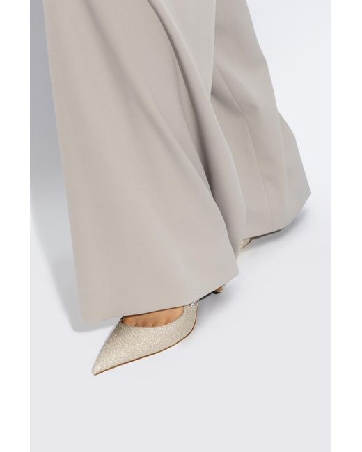 Jimmy Choo White 'Bing' Pumps