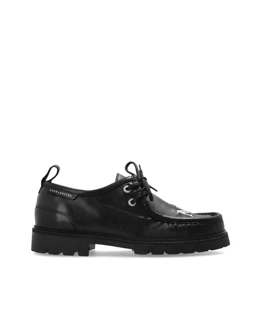 Duke & Dexter Black 'Moby' Shoes for men