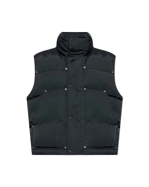 DSquared² Black Vest With Logo for men