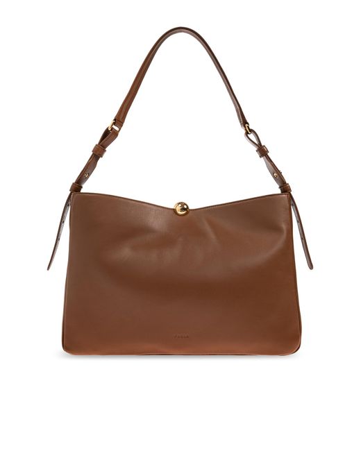 Furla Red Shoulder Bag "Sfera Soft Large"