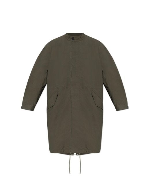 Givenchy Green Parka With Logo for men