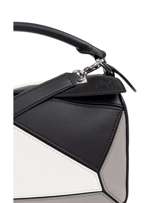 Loewe Black Hand Bag `puzzle Small`,