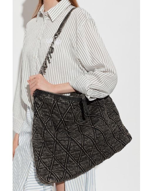 DIESEL Black 'Charm-D' Bag