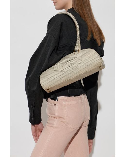 DIESEL White Shoulder Bag '2.0 1Dr Dome'