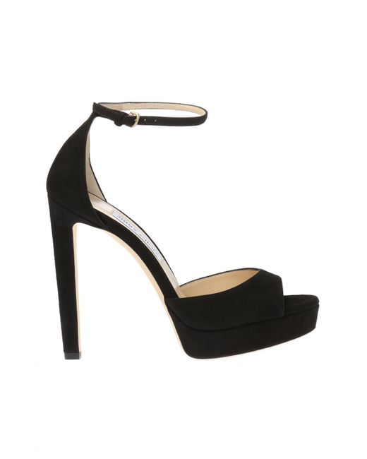 jimmy choo pattie 130 suede platform sandals
