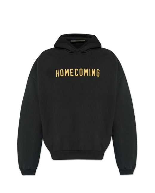 Fear Of God Black Printed Sweatshirt for men