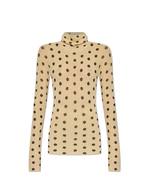 By Malene Birger Natural Turtleneck Fioria, '