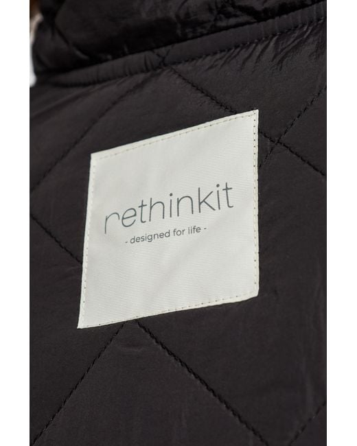 Rethinkit Studios Black Quilted Jacket "Lyon"