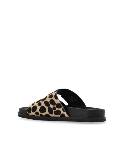 Tory Burch Black Leather Slides