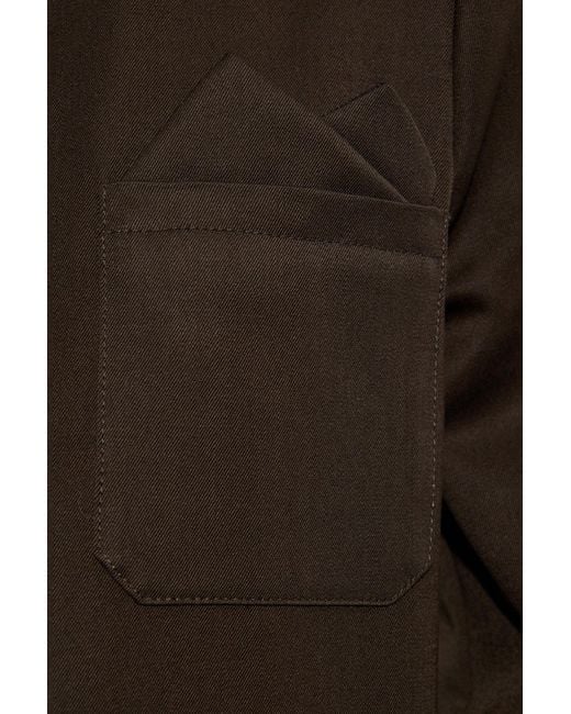 Acne Black Wool Shirt