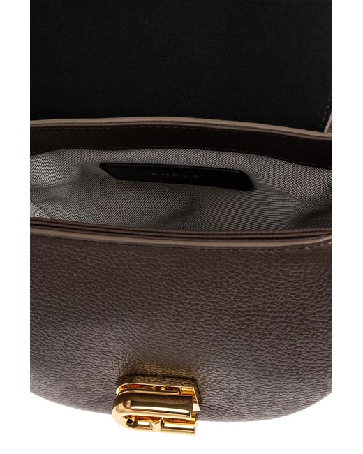 Furla Blue 'Lotus Mini' Shoulder Bag