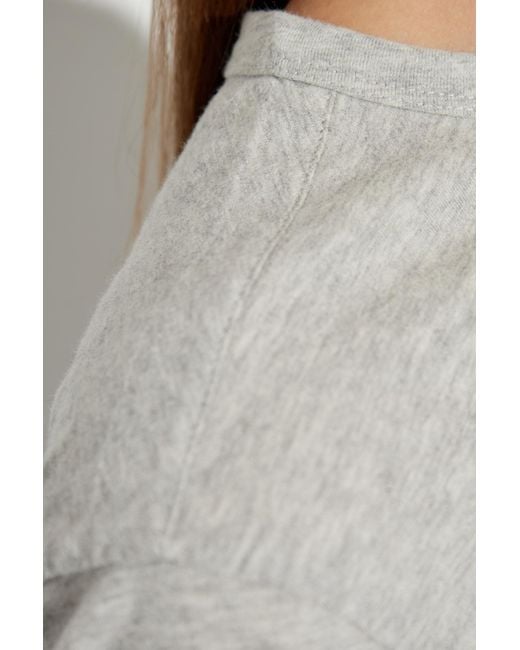 Officine Generale Gray Cotton T-Shirt