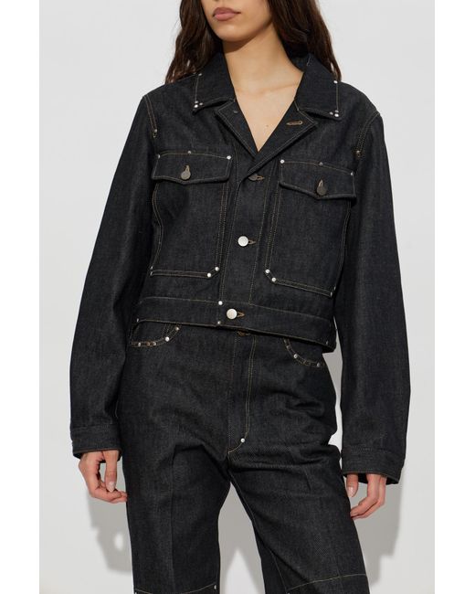 Lemaire Black Denim Jacket