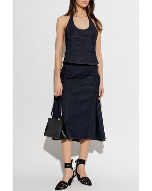 Jacquemus Blue "Lavoir" Denim Skirt