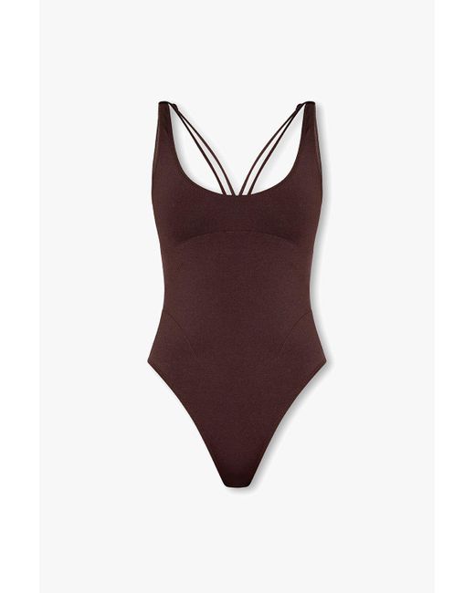 Jacquemus One-piece Swimsuit in Purple | Lyst