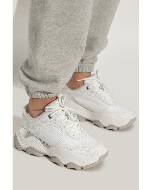 MICHAEL Michael Kors White Sports Shoes "Atlas"