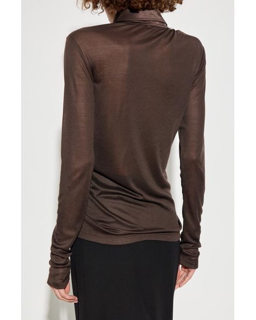 Tom Ford Black Transparent Top