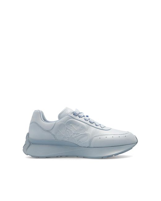 alexander mcqueen light blue sneakers